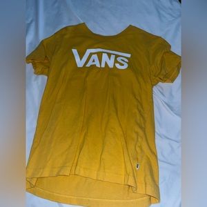 yellow vans t shirt